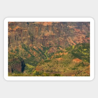 Waimea Canyon Of Kauai Sticker